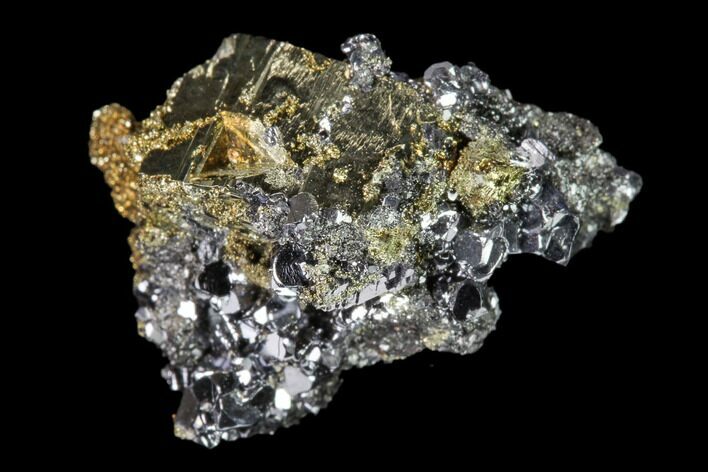 Galena and Pyrite Crystal Cluster - Peru #149568